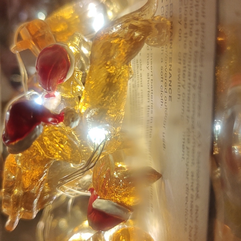 String of Daschund lights